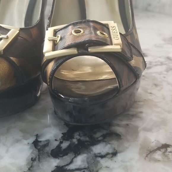 Guess leopard print platforms - Picture 4 of 14